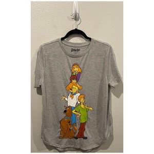 SCOOBY DOO Gray Short Sleeve T-Shirt